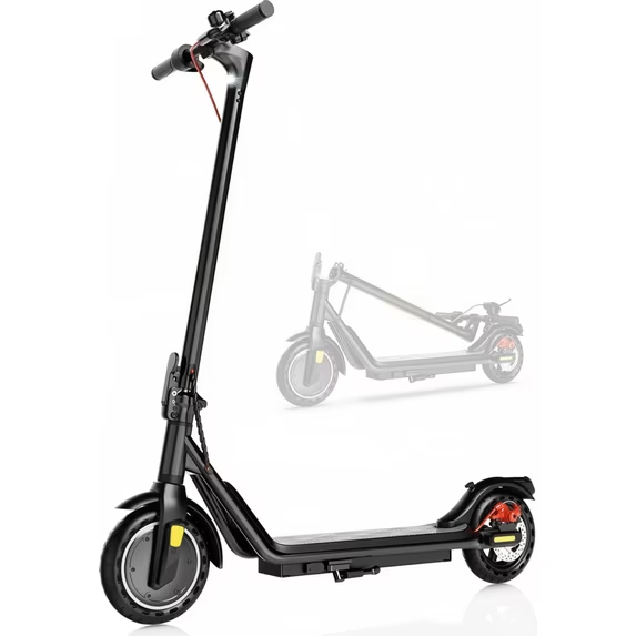 MAGIFOUCUS MS16 Electric Scooter for Adults, 350W Motor, 8.5" Solid Tires, Foldable Commuter E Scooter with App Control, Dual Brakes, Rear Suspension, Up to 20Miles Range & 18Mph, UL 2272