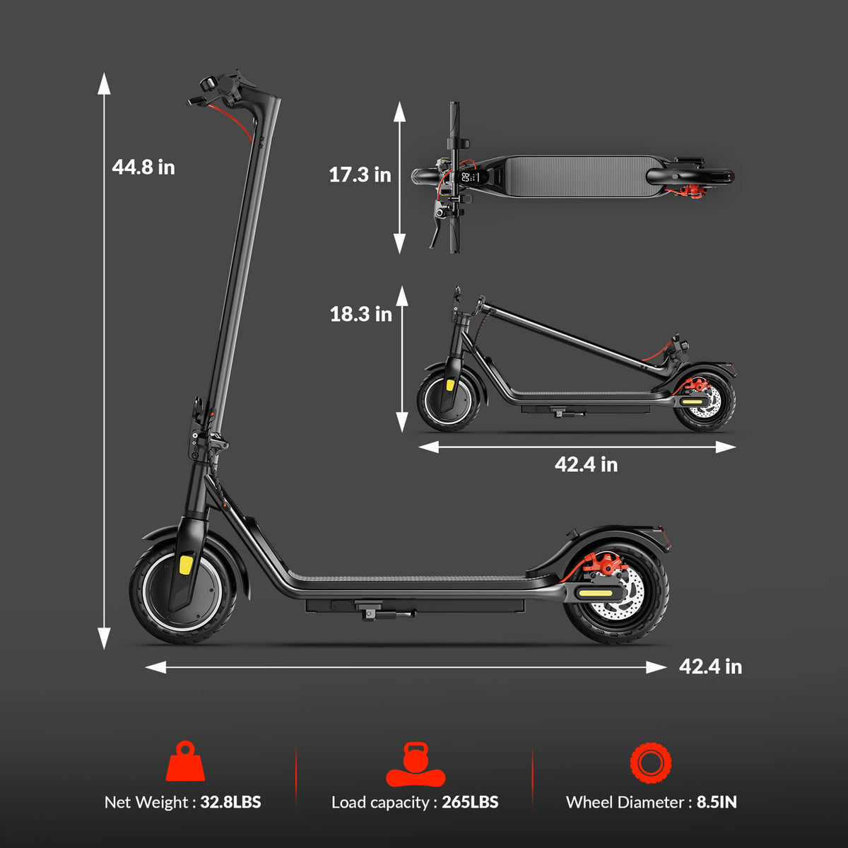 5TH WHEEL V10PLUS 350W Motor Electric Scooter