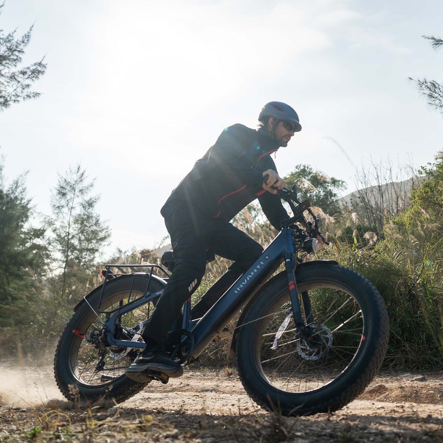Electric Bike for Adults, 26" x 4” Fat Tire Electric Bicycle, 1500W Peak Motor 50 Miles, 48V 15.6Ah Removable Battery & 7 Speed Electric Mountain Bike with Rear Rack, UL2849