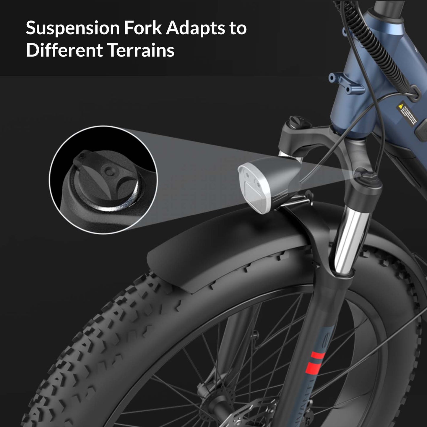 Electric Bike for Adults, 26" x 4” Fat Tire Electric Bicycle, 1500W Peak Motor 50 Miles, 48V 15.6Ah Removable Battery & 7 Speed Electric Mountain Bike with Rear Rack, UL2849
