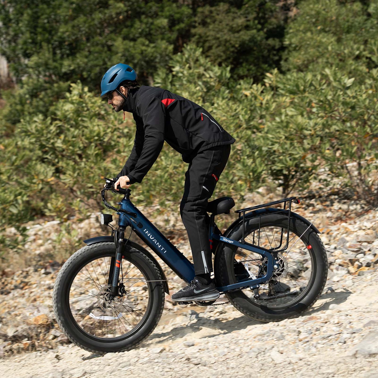 Electric Bike for Adults, 26" x 4” Fat Tire Electric Bicycle, 1500W Peak Motor 50 Miles, 48V 15.6Ah Removable Battery & 7 Speed Electric Mountain Bike with Rear Rack, UL2849