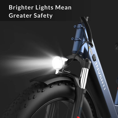 Electric Bike for Adults, 26" x 4” Fat Tire Electric Bicycle, 1500W Peak Motor 50 Miles, 48V 15.6Ah Removable Battery & 7 Speed Electric Mountain Bike with Rear Rack, UL2849