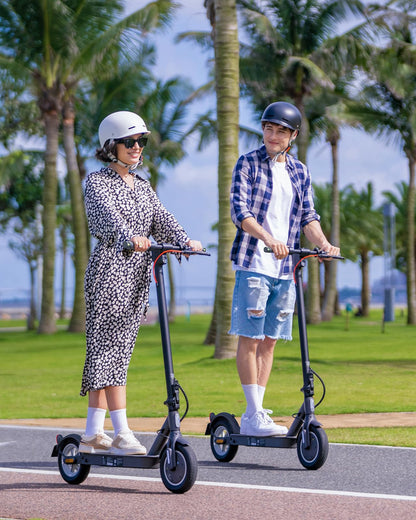 E Scooter mit Straßenzulassung,10 Zoll E Roller, Max 32km/40km Reichweite 20km/h, Elektro Scooter bis 120kg, Blinker, APP-Verbindung, Vierfache Stoßdämpfung, Duales Bremssystem E Roller für Erwachsene