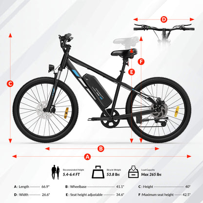 5TH WHEEL METROX 350W  Commuter Electric Bike