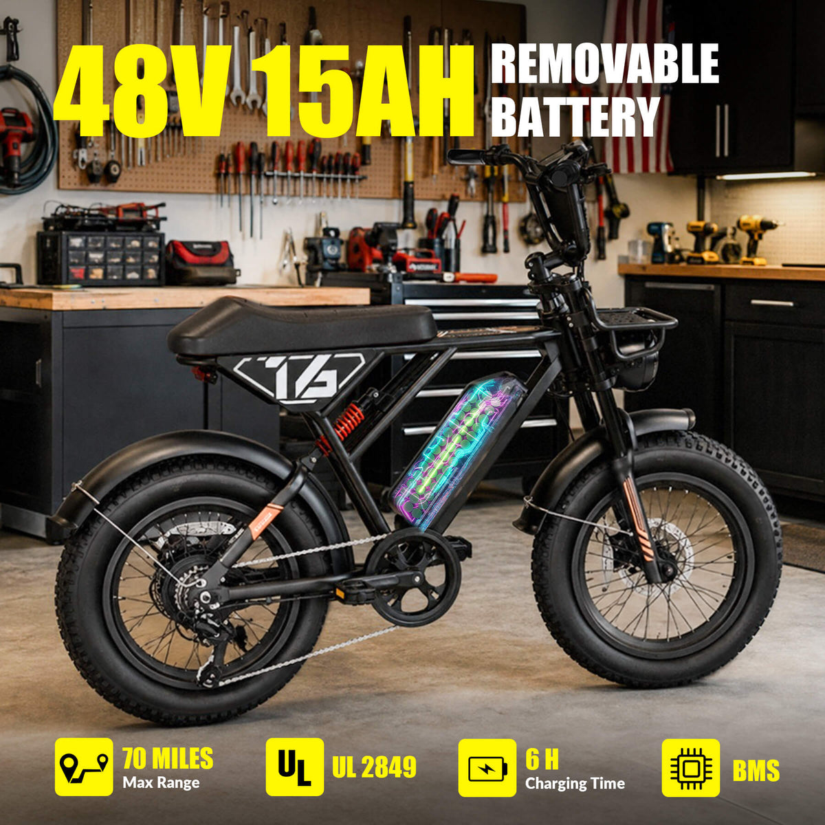 5TH WHEEL NITROX 750W Retro Electric Bike