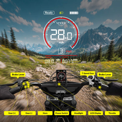 5TH WHEEL NITROX 750W Retro Electric Bike