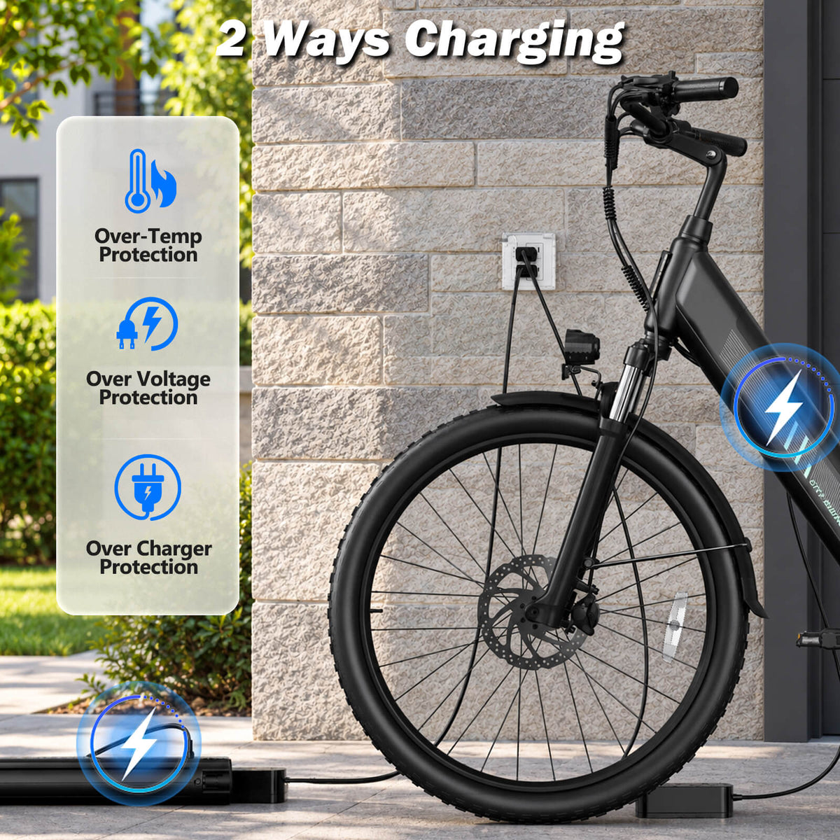 5TH WHEEL ROVERX 350W Utility Commuter Electric Bike