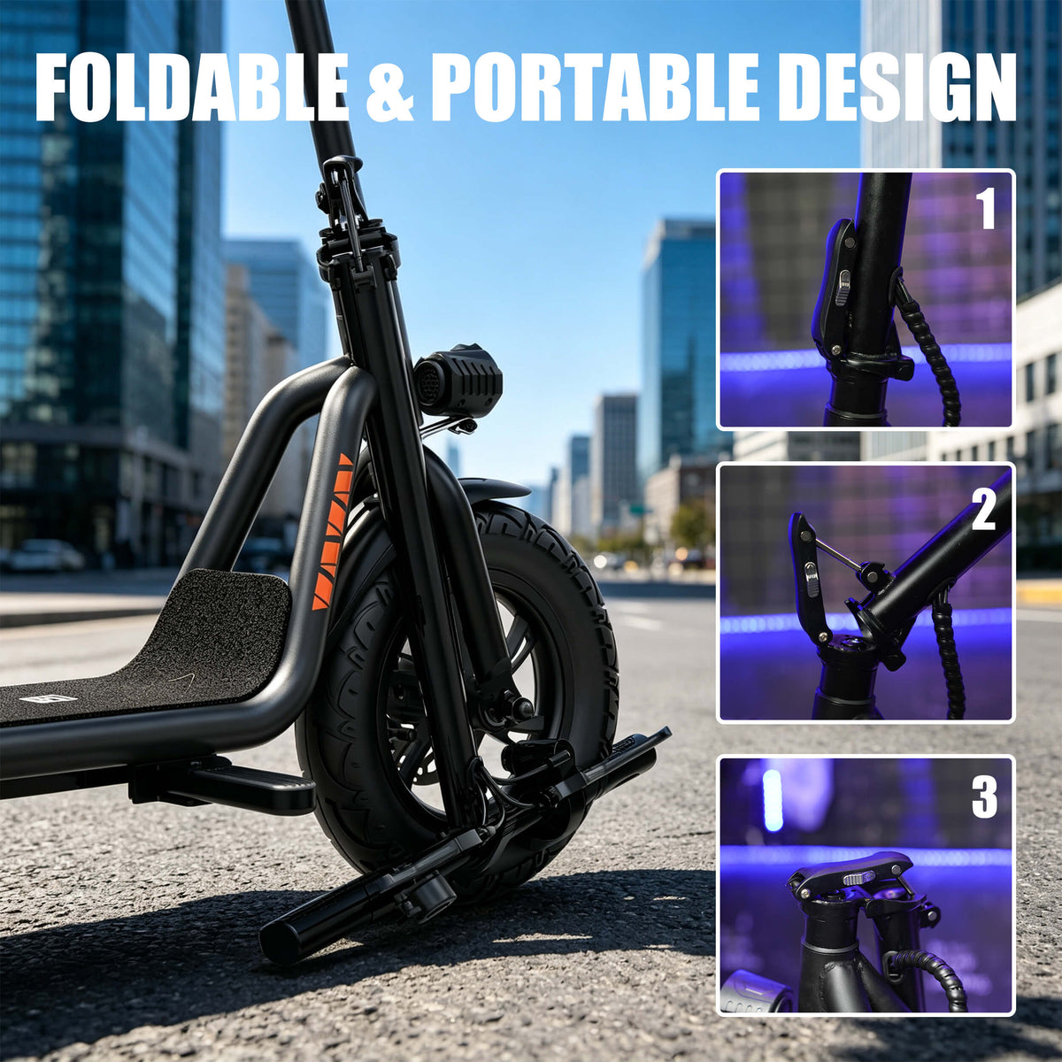 5TH WHEEL T20PRO 700W Peak Seated Electric Scooter