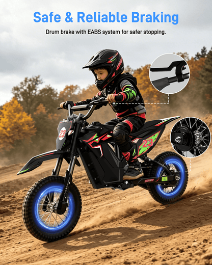 5TH WHEEL TERRAX KIDS ELECTRIC DIRT BIKE