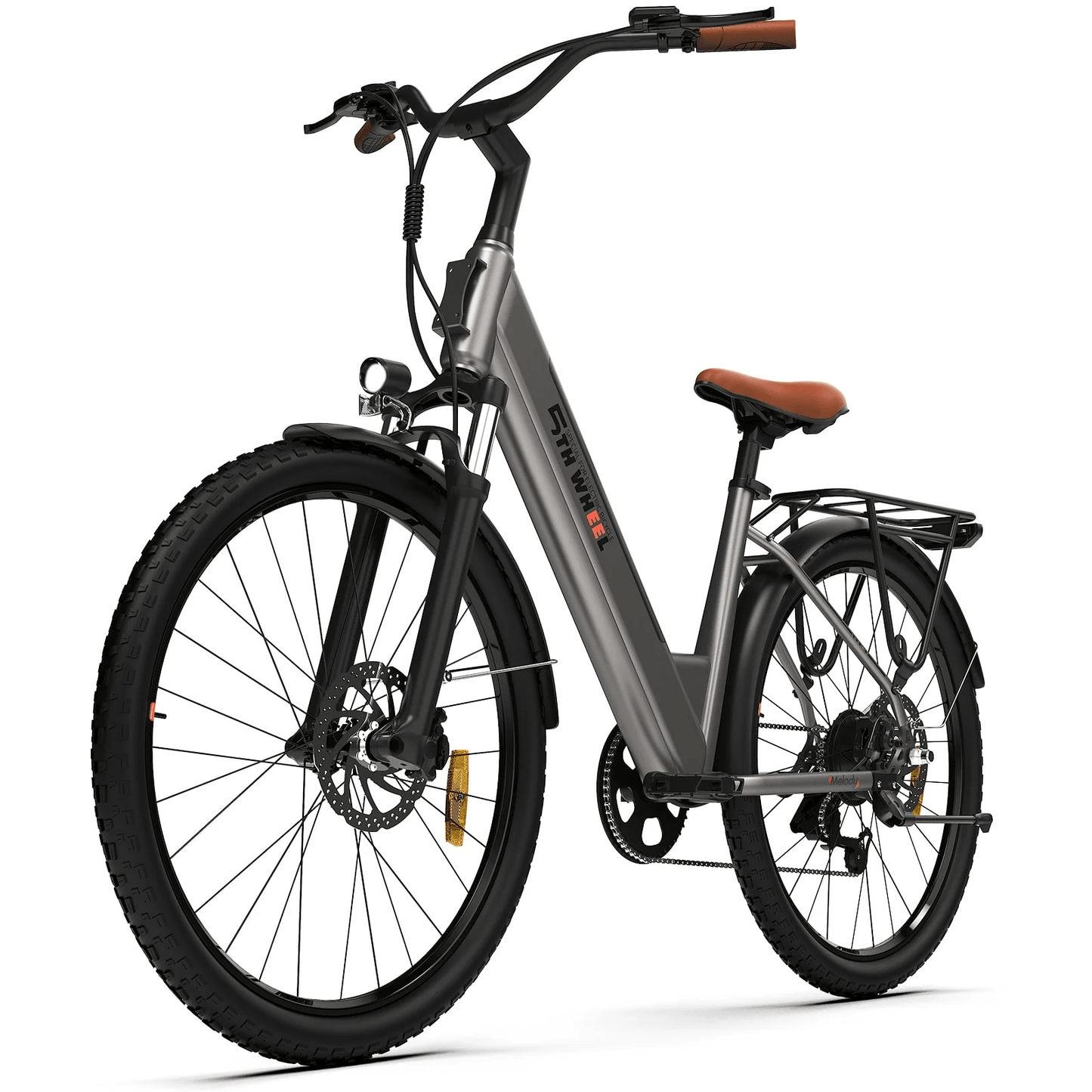 5TH WHEEL W18B Electric Bike for Adult with 350W Motor, 26" Electric Mountain Bike with 36V 10.4Ah Removable Battery Ebike, Electric Bicycle with 7 Speed, UL2849