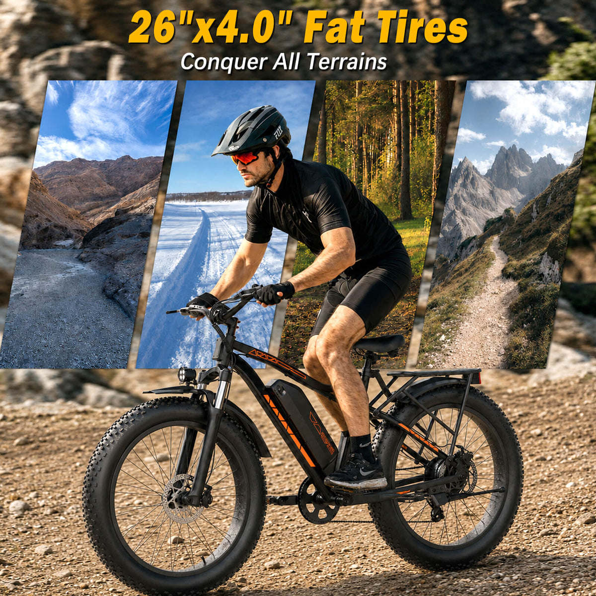 5TH WHEEL FALCONX 500W Cargo Fat Tire Electric Bike