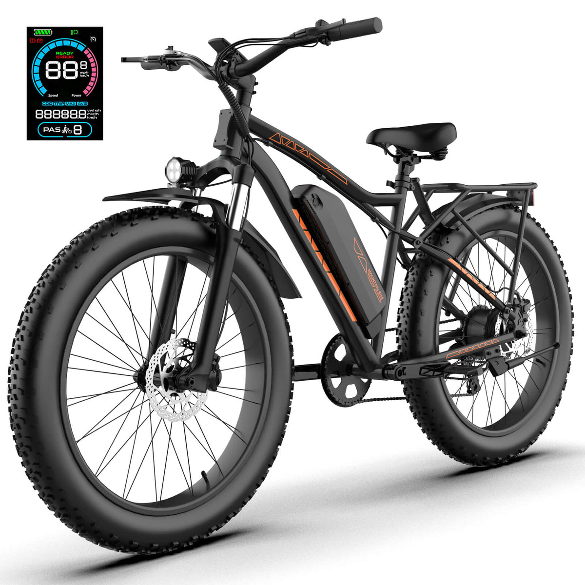5TH WHEEL FALCONX 500W Cargo Fat Tire Electric Bike