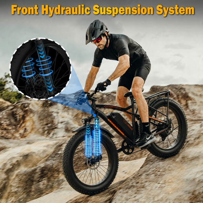 5TH WHEEL FALCONX 500W Cargo Fat Tire Electric Bike